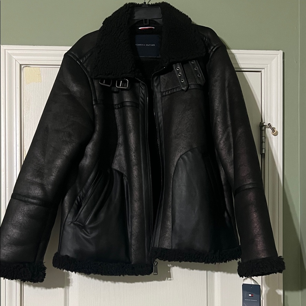 Tommy Hilfiger Black Bomber Jacket